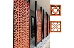 China Terracotta Breeze Block Architecture Wall Decorative Clay Lattice Bricks supplier