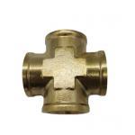 1/2 Threaded Cross Pipe Fitting 150 PSI Pressure Rating for High Pressure for sale