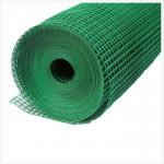 Green PVC Welded Wire Mesh Rolls 1/2 2''X2'' Weld Mesh Wire Netting for sale