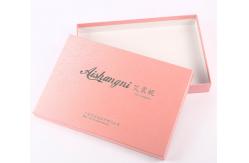 China Tightly Bonded Rigid Cardboard Gift Boxes With Lid Silver Foil Stamping supplier