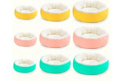 China Small Kitten Bed With Machine Washable, Waterproof Bottom supplier