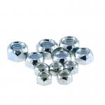 Competitive Zinc and Wax Finish DIN980V Grade4 Yellow Zinc Plated UNC UNF All-Metal Prevailing Torque Type Hexagon Nuts for sale