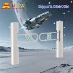 Entrance / Exit Swing Turnstile Gate Fully Automatic Bridge Type Two Way for sale