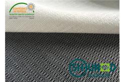 China 40D * 16S Tricot Brush Weft - Insert Fusible Interlining B1200 For Jackets supplier