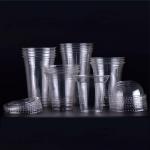 Bubble Tea Cold Coffee Cups Biodegradable PLA Cups for Drinks for sale