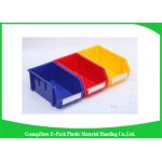 Industrial Plastic Storage Boxes , Stackable Recycled Commercial Storage Bins