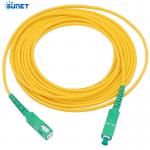 SM Simplex Sc-Sc APC Optical Fiber Patch Cord  / Armored Fiber Optic Patch Cable for sale