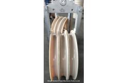 China Contruction Transmission Line Steel Sheave Cable Conductor Stringing Pulley Block supplier