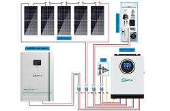 China Residential Home PV System 8000w 10000w 12000w 15000w Solar Panels System supplier