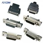 26pin MDR Connector Female / Male 1.27mm Brass Gold Plating SCSI Connector for sale