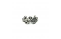 China Industrial Eccentric Rivets Vibration Proof Fasteners Misalignment Tolerance Carbon Steel supplier