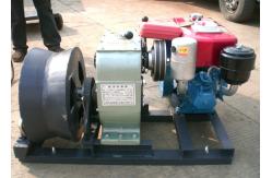 China Power Construction Diesel Powered Winch , Cable Pulling Engine Powered Winch supplier