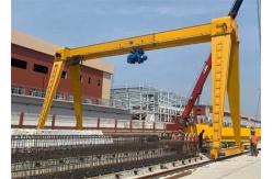 China Factory 5T 10T 16T Travelling Rail Gantry Crane Single Bridge Trolley supplier