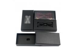 China Gift Storage Bow Tie Packaging Box with Clear Window Luxury Custom Printing supplier