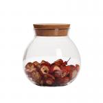 SGS Lead Free Borosilicate Glass Wide Mouth Storage Jars for sale