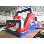Funny Sports Games Obstacle Course Bouncer , Indoor Playground Obstacle Bouncy Castle