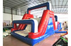 China Funny Sports Games Obstacle Course Bouncer , Indoor Playground Obstacle Bouncy Castle supplier