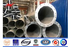 China Iso Electric Power Metal Utility Pole For 132kv Transmission Line Project supplier