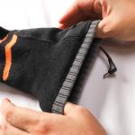 Thick Electric Thermal Heated Socks Rechargeable Heated Socks Black with Good Elasticity