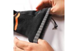 China Thick Electric Thermal Heated Socks Rechargeable Heated Socks Black with Good Elasticity supplier