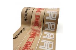 China Single Sided Eco Friendly Brown Kraft Packing Tape supplier