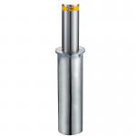 Silver Automatic Rising Bollards 155 Kg 100m Wire Control Stainless Steel Bollard for sale