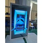 86/75inch Transparent LCD Display Box with Interactive Touch Showcase Hologram Boxes advertising display screen for sale