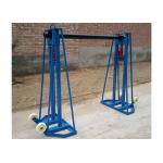 10 Ton Hydraulic Cable Drum Stand , Cable Jacks Stands For Cable Stringing for sale