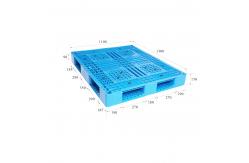 China 100% Recycled One Way Plastic Pallets Blue Plastic Reusable Pallets supplier