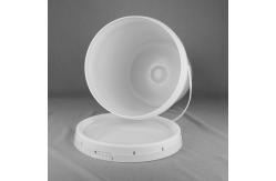 China White Reusable 5 Gallon Plastic Buckets Empty 5 Gallon Buckets With Lids supplier
