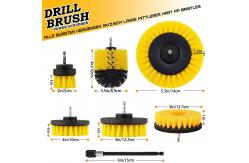 China 8pcs Power Drill Scrubber Brush Set Attachment 30x30 Extension Cloth Microfiber supplier