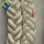 56mm Eight Strand Plaited Rope Polyester Mooring Rope For Shipbuilding for sale