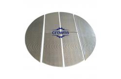 China Stainless Steel Johnson Screen Mesh Panels Flat Wedge Bar Wire Wedge Wire Screen supplier
