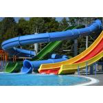 OEM Commercial Swimming Pool Accessories Fiberglass Slide For Kids for sale