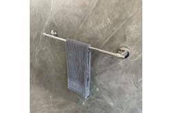 China Polished Finihshing Bathroom Towel Bars 600Mm Single Towel Holder Hanger Wall Mounted supplier