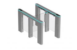 China AC100V Pedestrian Turnstile Gate 0.2s Access Management Brushless DC supplier