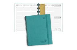 China Donau Blue 2 Page Per Week Planner With Vertical Hourly Schedule supplier