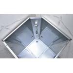 1-1.2mm 5mm Glass Shower Enclosures Aluminium Frame