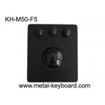 Stainless Steel Industrial Trackball Mouse Waterproof Front Panel Mounting Solution for sale