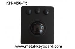 China Stainless Steel Industrial Trackball Mouse Waterproof Front Panel Mounting Solution supplier