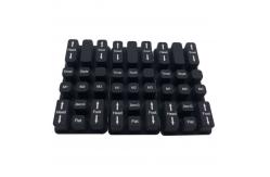 China 60 Shore A Silicone Membrane Switch Keyboard For Train supplier