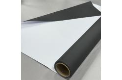 China 260gsm Backdrop Textile Black Back Blockout Fabric For Advertising supplier