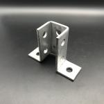 Pregalvanized Strut Fitting Stainless Steel Custom Design Perforated Channel Fitting for sale