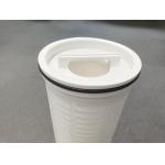 High Efficiency 1micron PP Pleated High Large Flow Filter Cartridge For Food Water Treatment Chemical for sale
