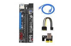 China PCIE Riser 1x To 16x Graphic Extension Card supplier