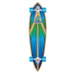 Layback Longboards Soulride Blue Longboard Complete Skateboard - 9.75 x 40 for sale