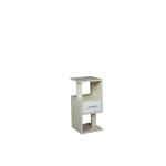Particle Board Wooden Occasional Tables Two Display Shelves  Storage Organizer Drawer for sale