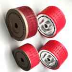 Rubber Suction Wheel STAHL Folding Machine Parts Heidelberg Stahlfolder Red Color for sale