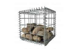 China 1x1x1m Galvanized Welded Gabion Box PE Coated supplier