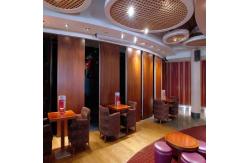 China Interior Wood Melamine Surface Folding Room Partitions Max 4000mm Height supplier